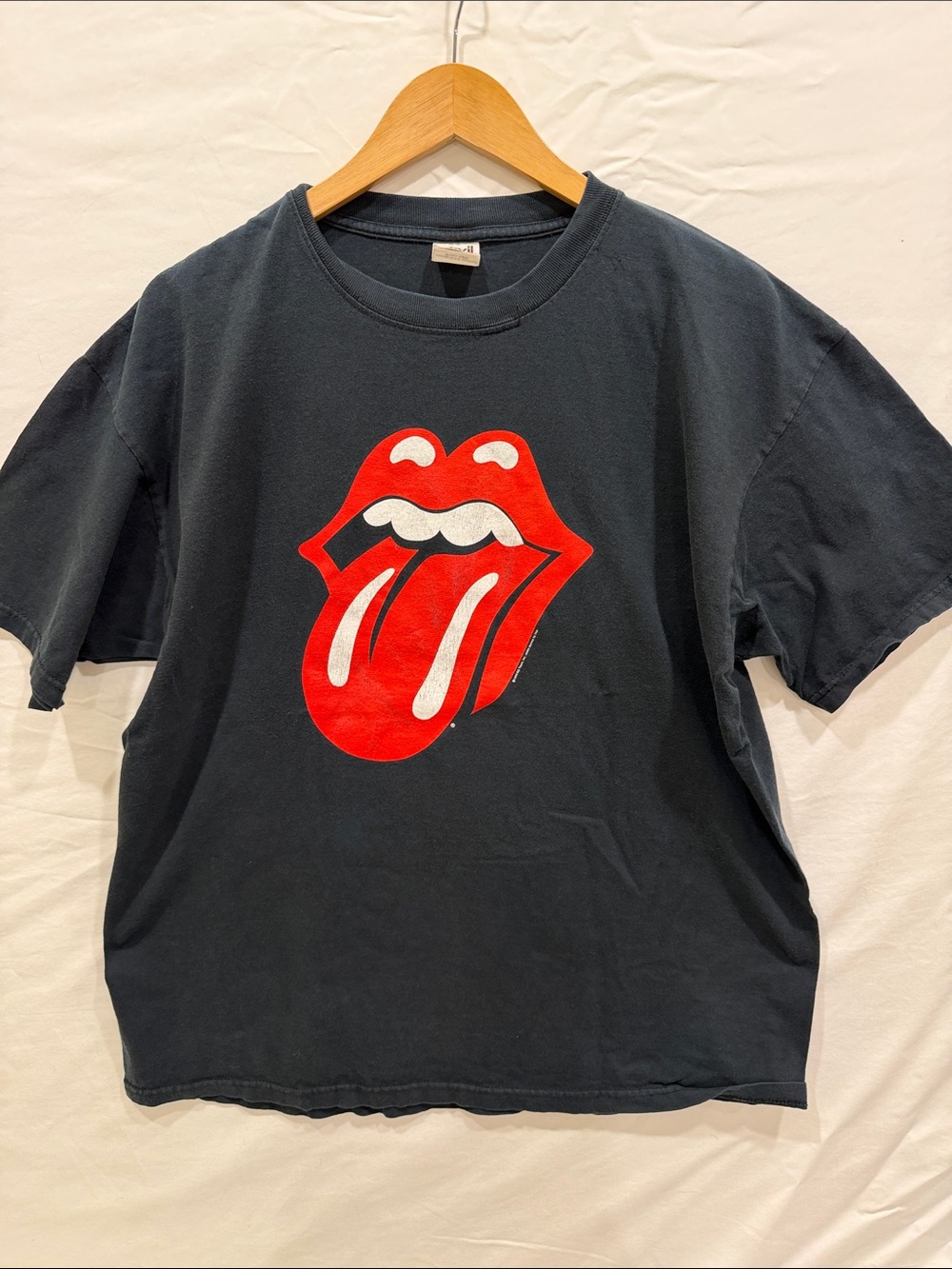 Vintage Rolling Stones Tongue Logo Tee XL 1999 Graphic Band Shirt